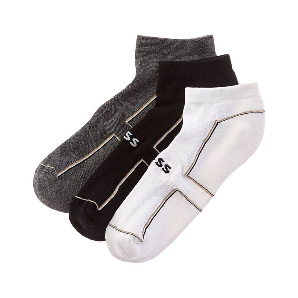 Boss Hugo Boss Set Of 3 Iconic Plush Sock